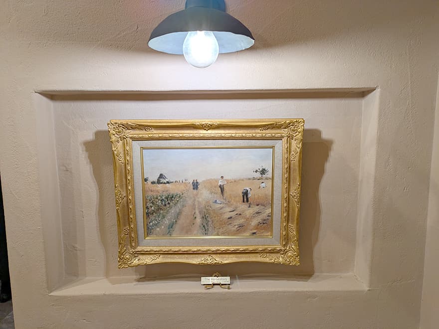 秋: The Harvesters ピエール＝オーギュスト・ルノワール(1873年作)